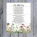 The Little Cares Poetry Watercolor Field Clover By E B Browning 8x10 Poetry Instant Wall Art Digital Download Printable DIY Vintage Verses